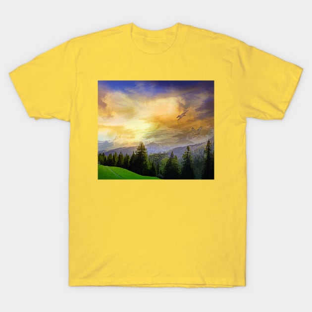 Eagles watch over the Valley T-Shirt by jasminaseidl